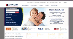 Desktop Screenshot of hamiltonstatebank.com