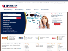 Tablet Screenshot of hamiltonstatebank.com